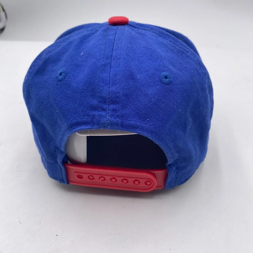 BUFFALO BILLS NFL Team Apparel Snapback Hat Youth Blue Red Cotton Vintage Style